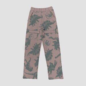NEW Boys' Jurassic Park Adaptive Jogger Pants - Dusty Rose Pink XXL